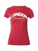 AÉROPOSTALE Paita 'LONDON'  tulenpunainen / valkoinen
