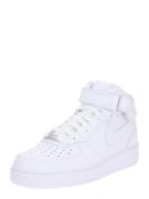 Nike Sportswear Korkeavartiset tennarit 'AIR FORCE 1 MID 07'  valkoine...