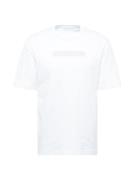 Calvin Klein Paita 'NEW YORK'  beige / valkoinen