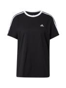 ADIDAS SPORTSWEAR Toiminnallinen paita 'Essentials 3-Stripes'  musta /...