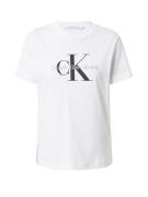 Calvin Klein Jeans Paita  vaaleanharmaa / musta / offwhite
