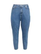 Calvin Klein Jeans Plus Farkut 'MOM Jeans PLUS'  sininen denim / valko...