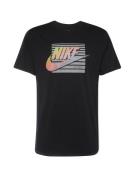 Nike Sportswear Paita 'FUTURA'  vaaleanharmaa / koralli / musta