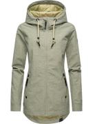 Ragwear Välikausitakki 'Zuzka'  khaki / pastellinvihreä / musta