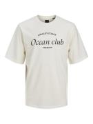 JACK & JONES Paita 'Ocean Club'  kerma / musta