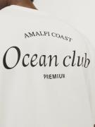 JACK & JONES Paita 'Ocean Club'  musta / valkoinen