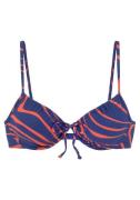 BUFFALO Bikinitoppi 'Wire-Top Dune'  sininen / oranssi