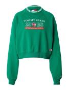 Tommy Jeans Collegepaita  vihreä / punainen / valkoinen