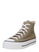 CONVERSE Korkeavartiset tennarit 'Chuck Taylor All Star Lift'  oliivi ...