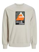 JACK & JONES Collegepaita  beige / oranssi / musta / valkoinen