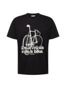 DEDICATED. Paita 'Stockholm Bike'  musta / valkoinen