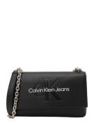 Calvin Klein Jeans Olkalaukku  vaaleanharmaa / musta