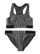 Calvin Klein Swimwear Bikini  musta / valkoinen