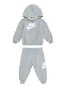 Nike Sportswear Juoksupuku 'CLUB FLEECE'  meleerattu harmaa / valkoine...