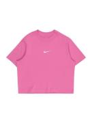 Nike Sportswear Paita 'ESSNTL'  vaaleanpunainen / valkoinen
