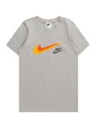Nike Sportswear Paita  harmaa / oranssi / hummeri / musta