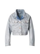 WRANGLER Välikausitakki  sininen denim / hopea