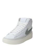 Nike Sportswear Korkeavartiset tennarit 'BLAZER PHANTOM'  harmaa / val...