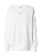 Nike Sportswear Collegepaita 'PHOENIX FLEECE'  vaaleabeige / musta
