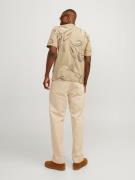 JACK & JONES Paita 'JJPalma'  meleerattu beige / tummanruskea / valkoi...