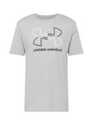 UNDER ARMOUR Toiminnallinen paita 'FOUNDATION'  harmaa / musta / valko...