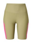 Urban Classics Leggingsit  khaki / vaaleanpunainen