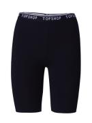 TOPSHOP Leggingsit  musta / valkoinen