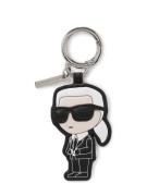 Karl Lagerfeld Avaimenperä 'Ikonik'  kerma / musta / valkoinen