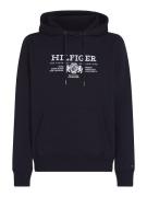 TOMMY HILFIGER Collegepaita  marine / valkoinen