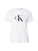 Calvin Klein Jeans Paita  vaaleanharmaa / musta / offwhite