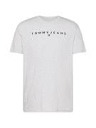 Tommy Jeans Paita  meleerattu harmaa / musta