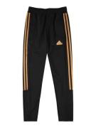 ADIDAS SPORTSWEAR Urheiluhousut 'TIRO'  karamelli / musta