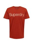 Superdry Paita 'CLASSIC'  pastellinvihreä / meleerattu oranssi