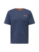 JACK & JONES Paita 'JJERIK'  meleerattu sininen / oranssi