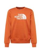 THE NORTH FACE Collegepaita 'DREW PEAK'  tummanoranssi / valkoinen