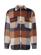 JACK & JONES Paita 'JJEBRADLEY OLLIE'  laivastonsininen / ruskea / val...