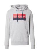 JACK & JONES Collegepaita 'JJNolan'  laivastonsininen / meleerattu har...