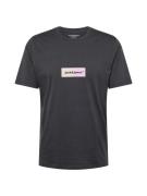 JACK & JONES Paita 'JORBRONX'  vaaleankeltainen / kuusi / roosa / must...