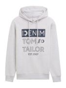 TOM TAILOR DENIM Collegepaita  laivastonsininen / vaaleanharmaa