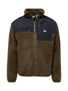 QUIKSILVER Toiminnallinen fleecetakki 'Shallow Water'  khaki / musta