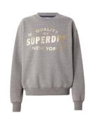 Superdry Collegepaita 'Luxe'  kulta / meleerattu harmaa