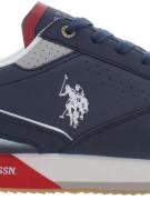 U.S. POLO ASSN. Matalavartiset tennarit 'Nobil003'  sininen / punainen...