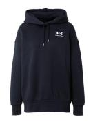 UNDER ARMOUR Urheilullinen collegepaita 'Essential'  musta / valkoinen