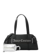 Juicy Couture Olkalaukku 'Jasmine Bugatti'  musta / hopea