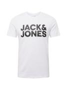 JACK & JONES Paita  musta / valkoinen