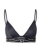 Calvin Klein Swimwear Bikinitoppi 'Meta Legacy'  musta / valkoinen