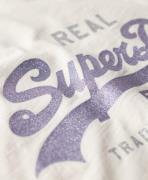 Superdry Paita  vaaleabeige / laventeli