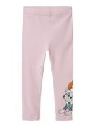 NAME IT Leggingsit 'NMFDyri Pawpatrol'  vaaleansininen / roosa / musta...