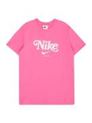 Nike Sportswear Paita  vaalea pinkki / valkoinen