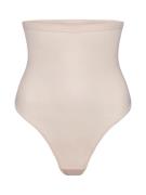 MAGIC Bodyfashion Muotoilevat alushousut 'Hi-Waist Thong'  beige